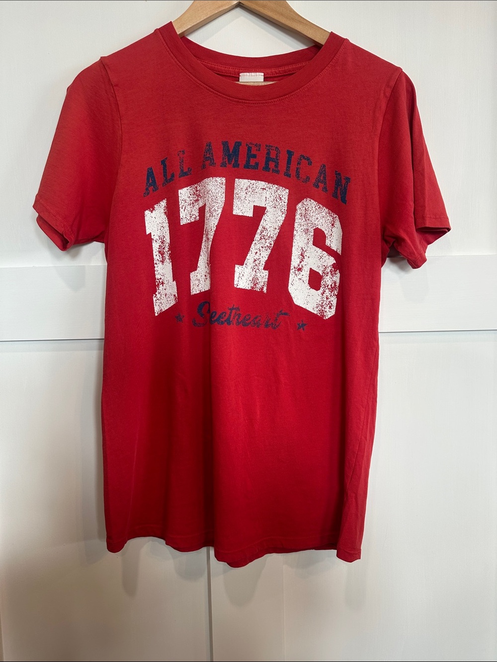 All American '1776' Red Short-Sleeve Graphic Tee